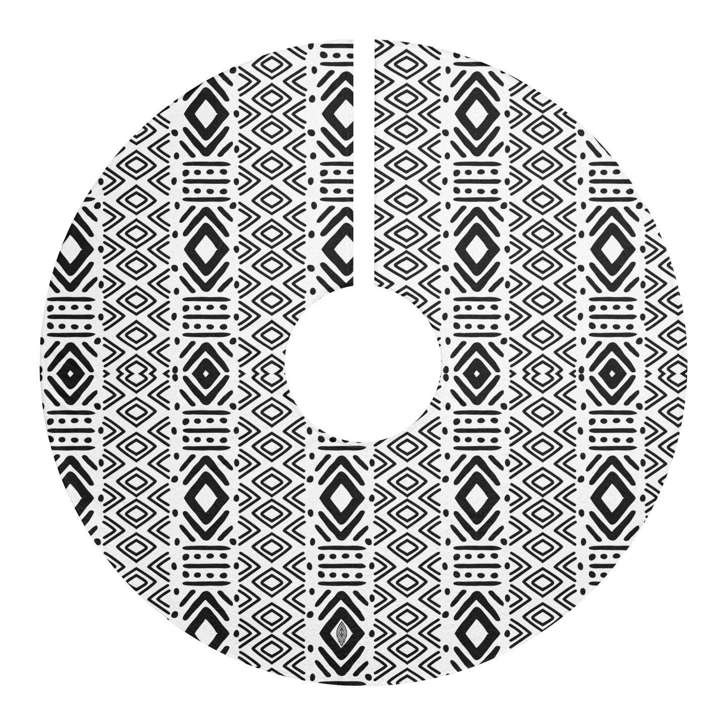 Tree Skirts - Geometric Mailian Mudcloth Print #2