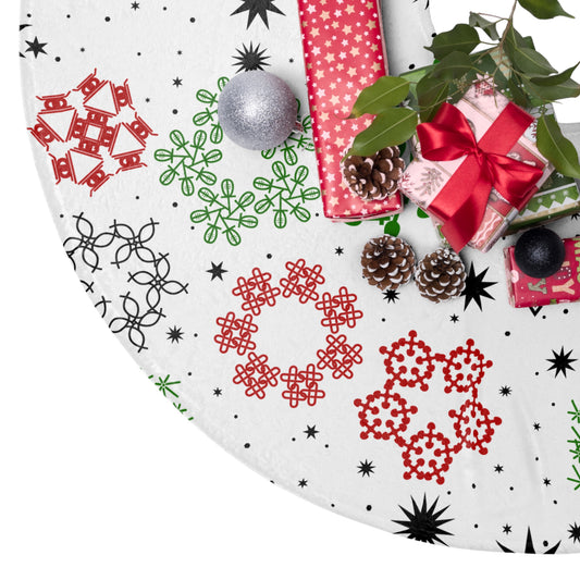 Tree Skirts - Kwanzaa Snowflakes