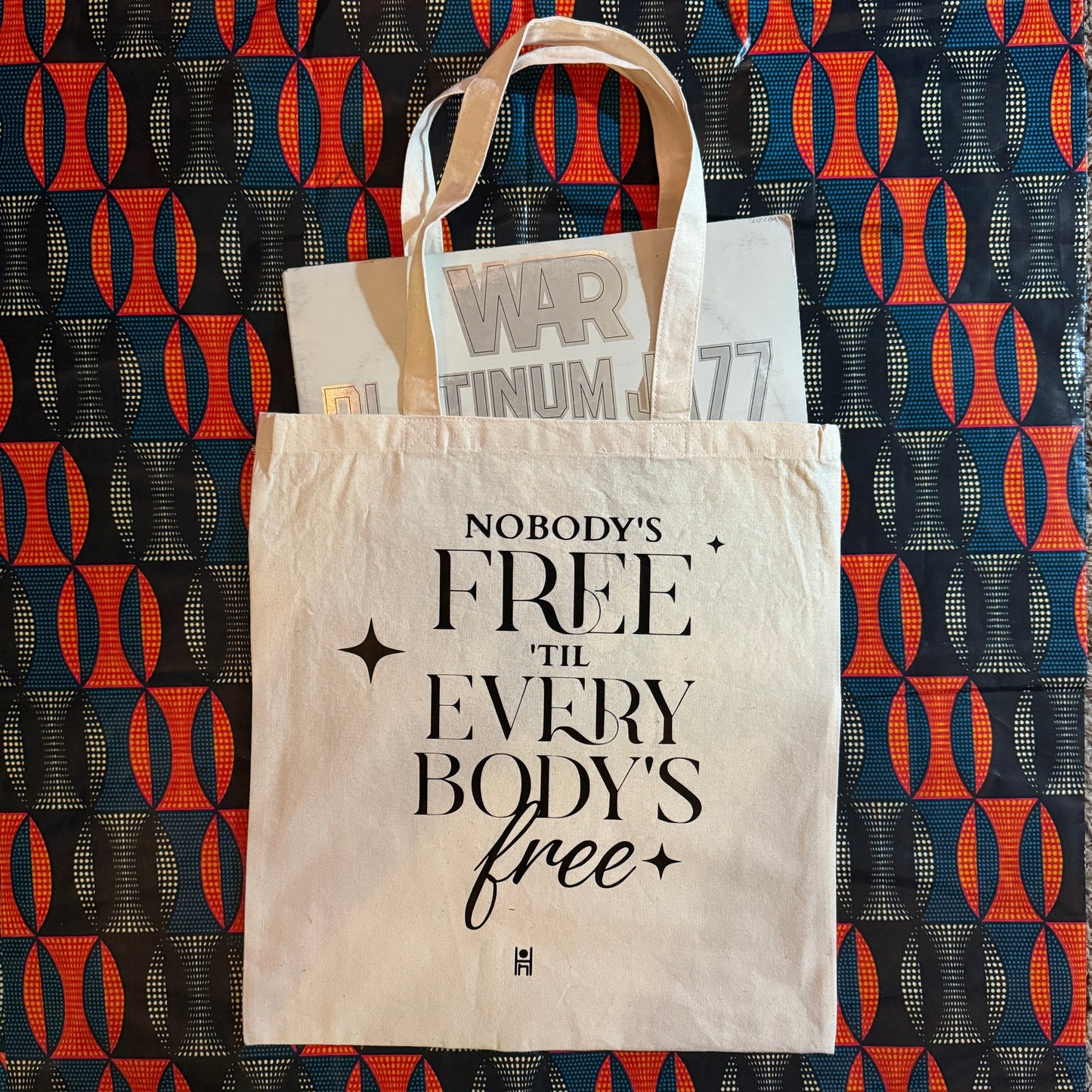 Fannie Lou Hamer 'Nobody's Free' Canvas Statement Tote