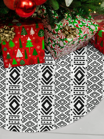 Tree Skirts - Geometric Mailian Mudcloth Print #2