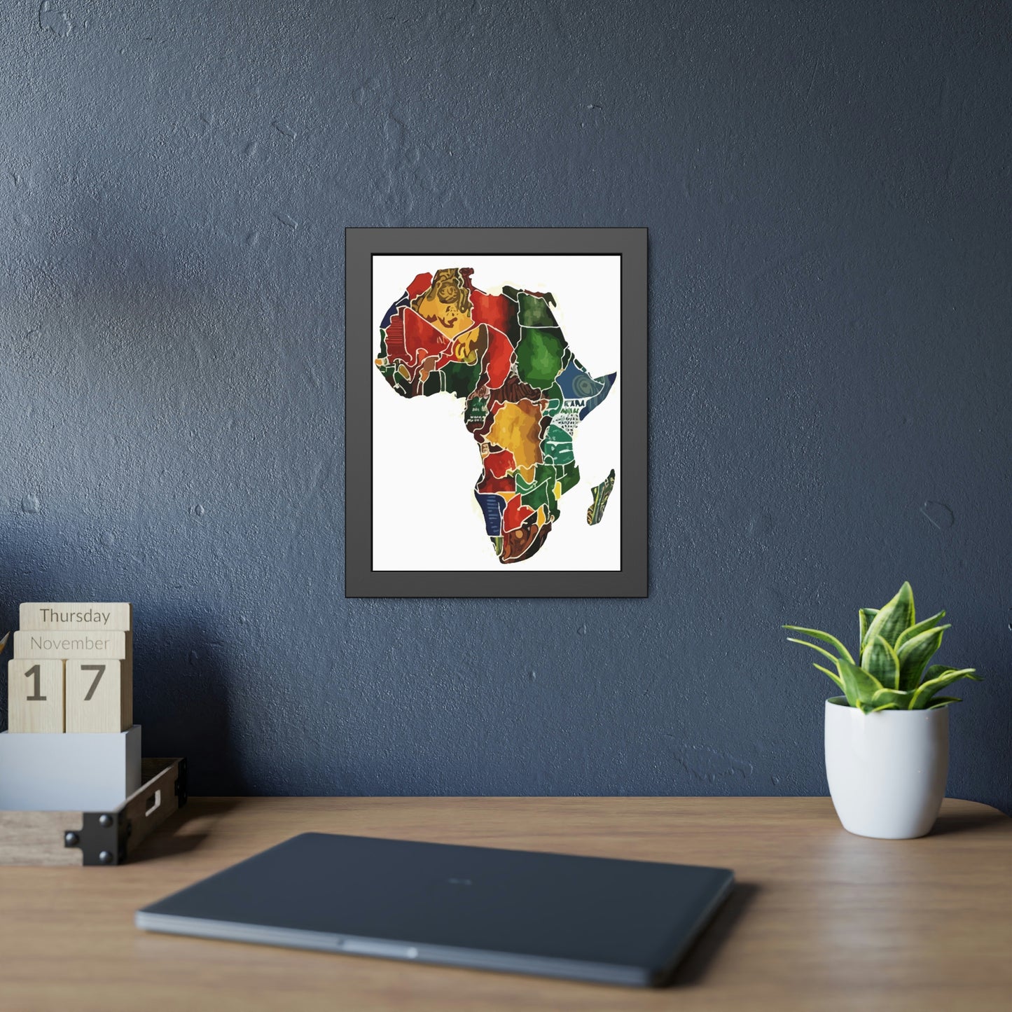 Framed Africa Abstract Posters