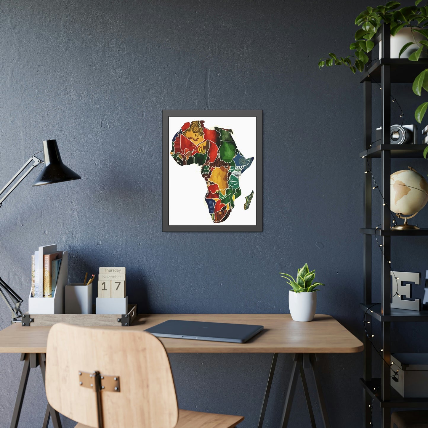 Framed Africa Abstract Posters