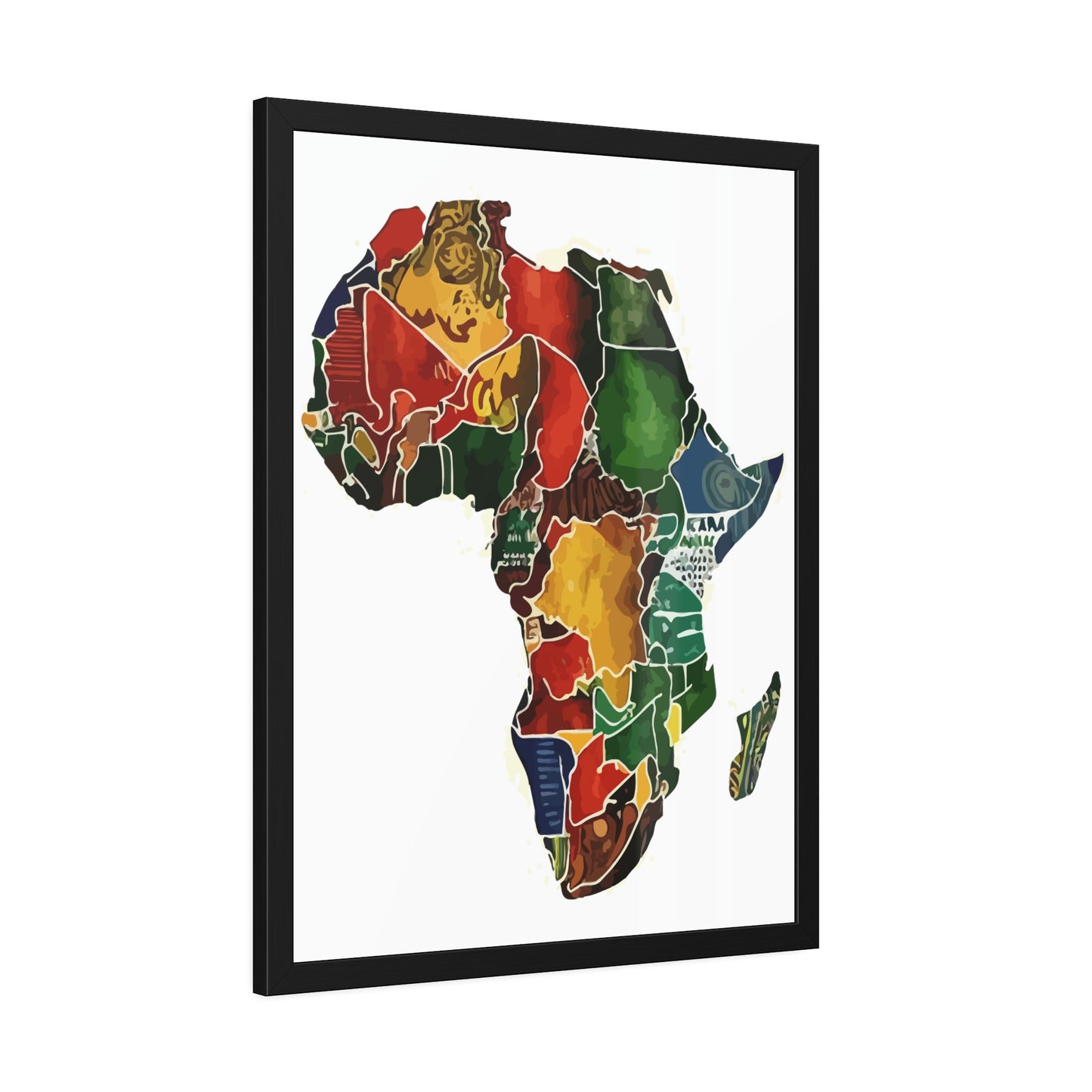 Framed Africa Abstract Posters