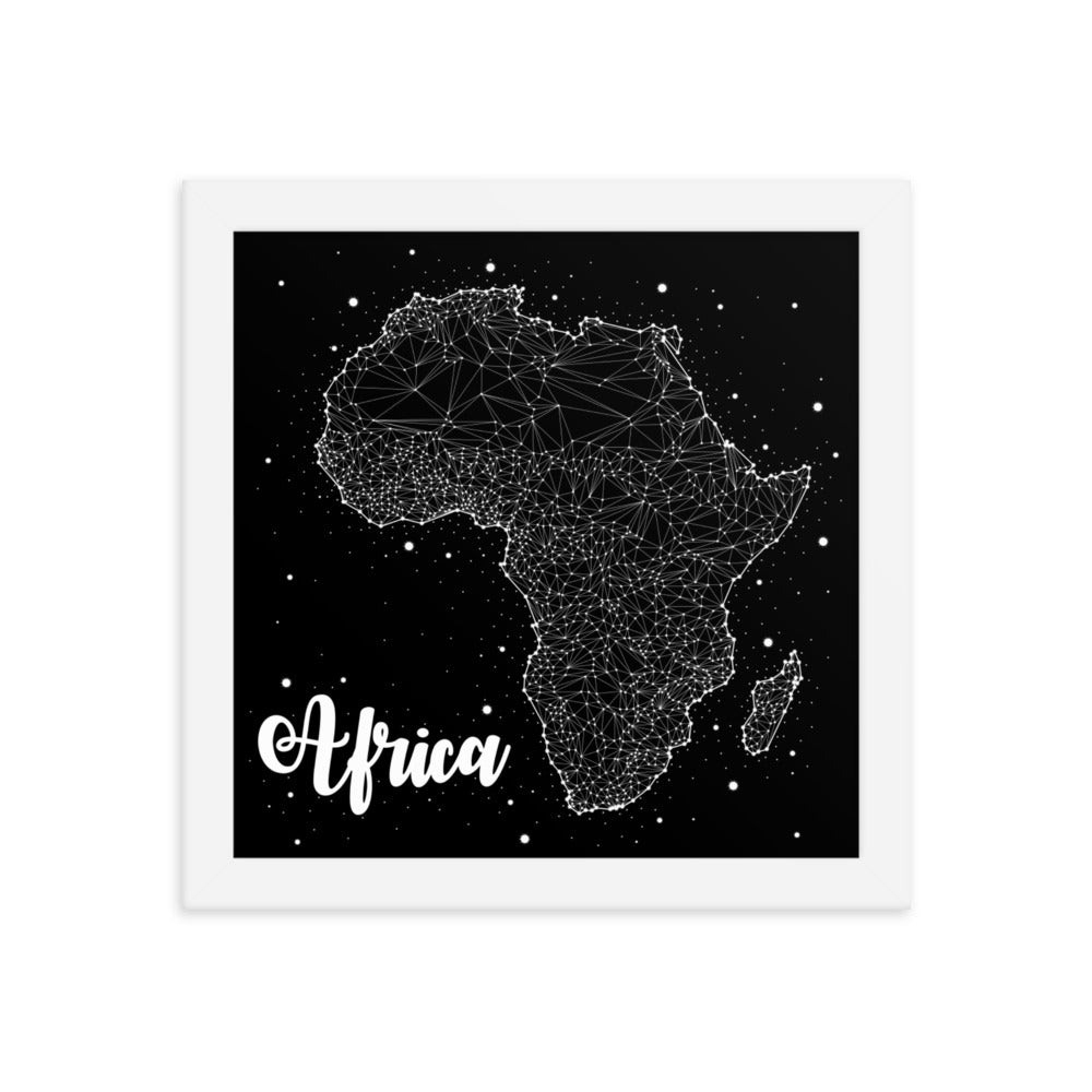 Framed 'Africa' Constellation Poster - House Of Nambili